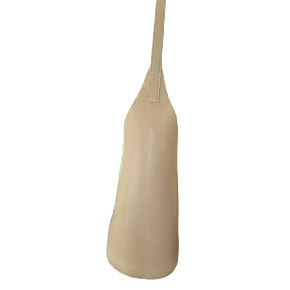 Antik Kraft Beige Faux Leather Hobo Shoulder Bag
